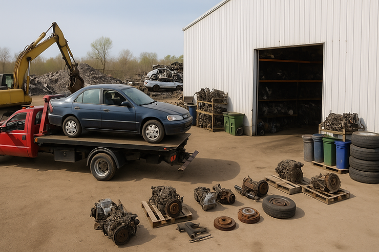 salvage car